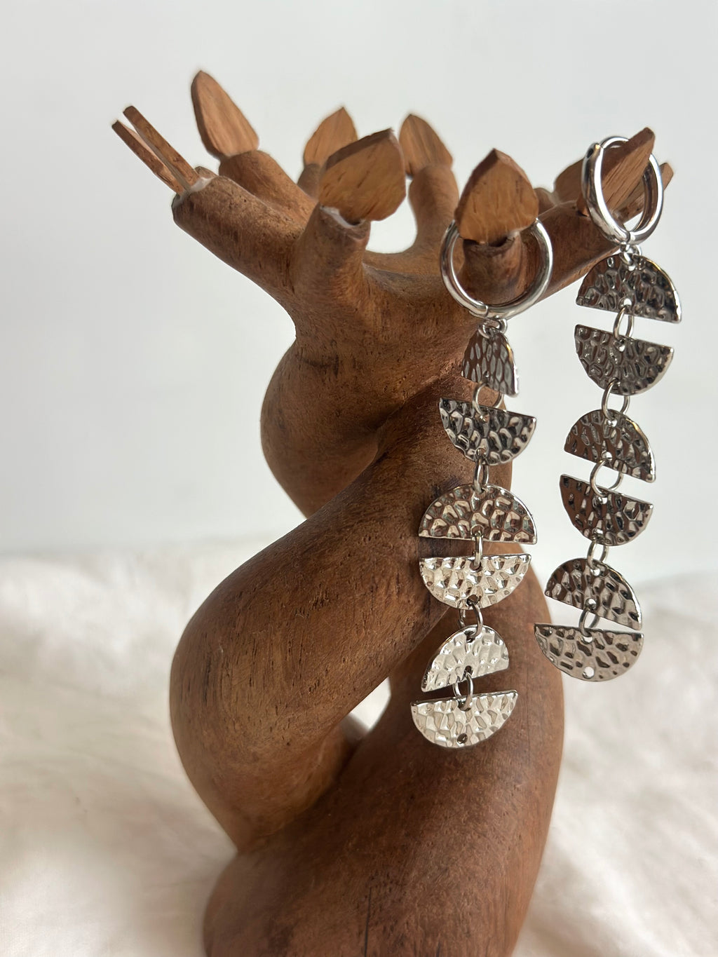 Pendientes Varques plata